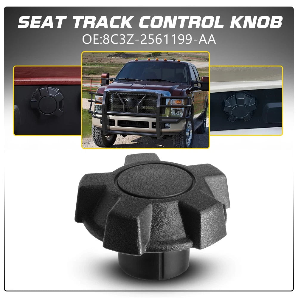 Track-Seat Adjust Knob for Ford F250 F350 F450 F550 Super Duty (2008–2010)