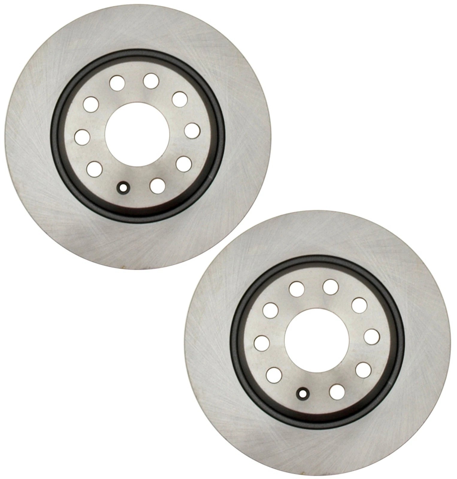 Set of 2 Rear Disc Brake Rotors 282mm for Audi A3 VW CC Tiguan (2010–2019)