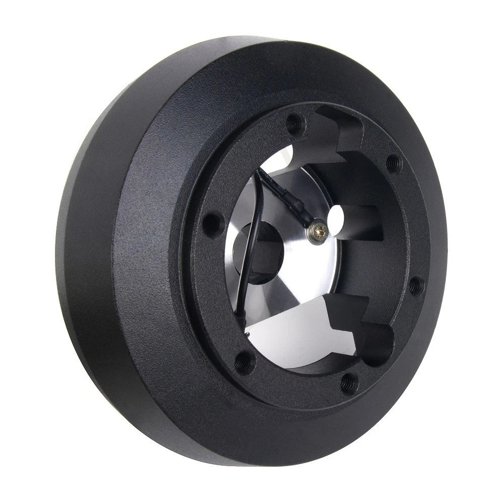 6 Bolt Steering Wheel Short Hub Adapter 193H for Ford Mustang (2005–2023) & Mazda 3 (2003–Present)