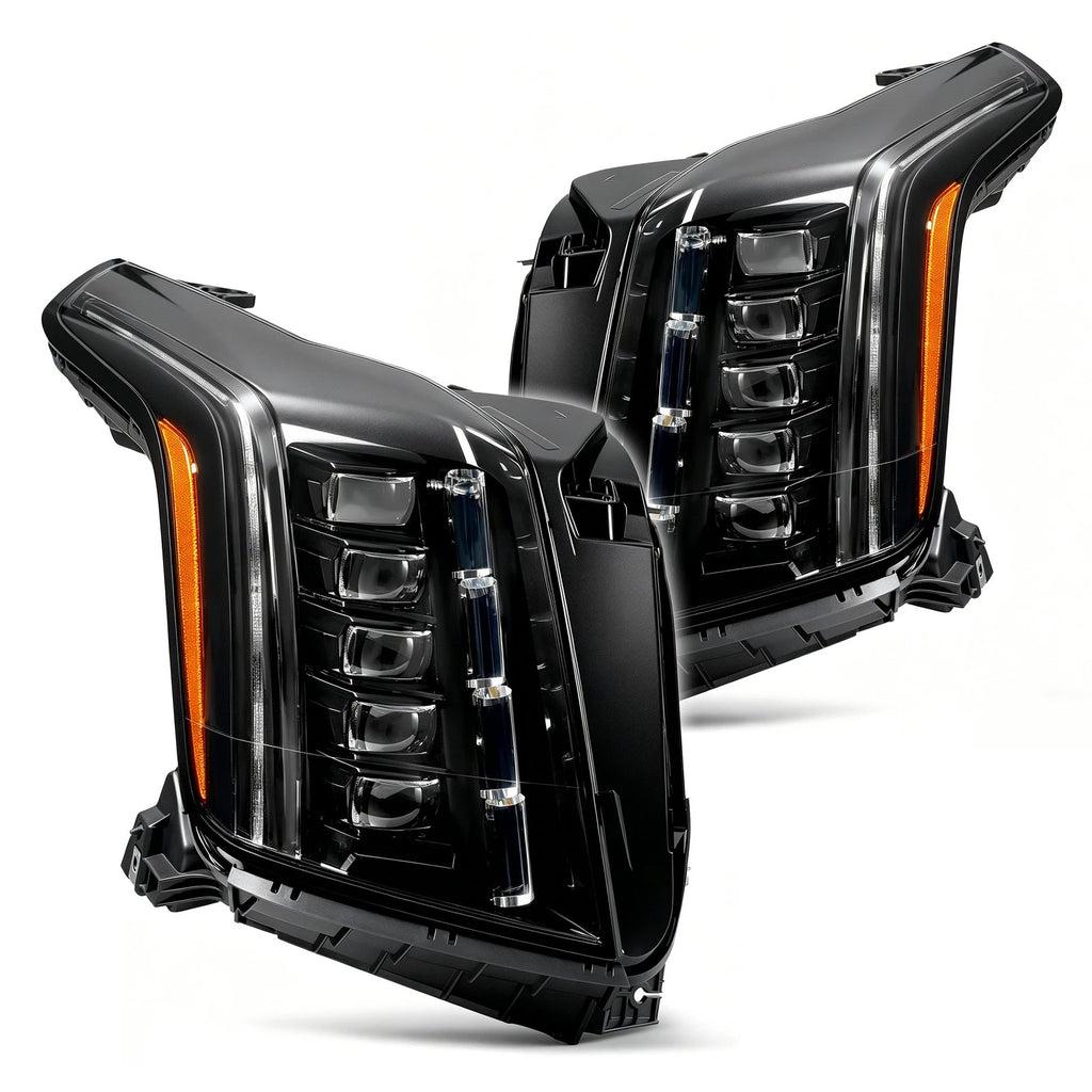 Full LED Headlight Set for Cadillac Escalade (2015–2020) Left+Right Pair
