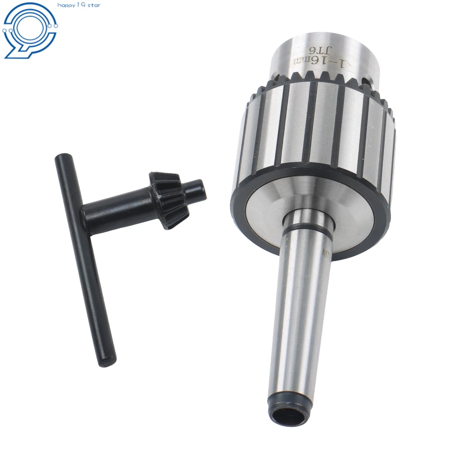 5/8 Inch Keyed Drill Chuck for MT2-JT6 Shank (Industrial Grade)