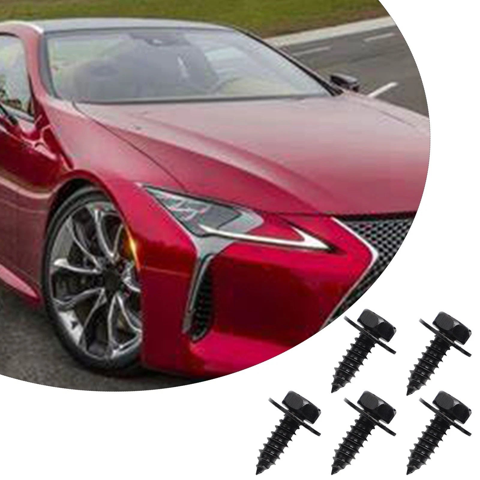 Bumper Seal Fasteners for Toyota - Black Color