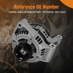 140A Alternator for Buick Lucerne 3.8L V6 (2006–2008) 25764632 6-Groove Pulley