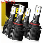 Set of 4 LED Headlight Bulbs Conversion Kit 9005 9006 (40000LM)