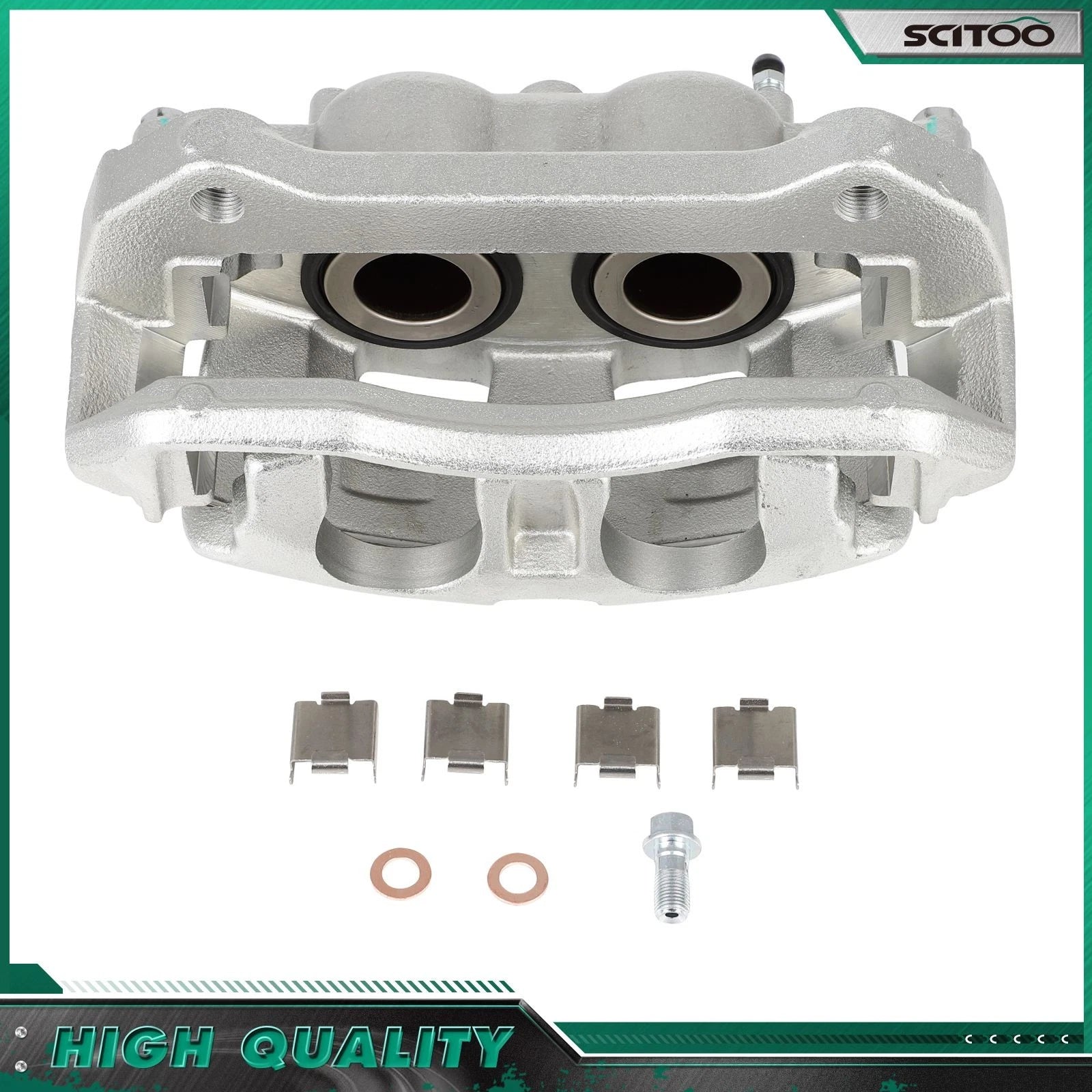 1PC Brake Caliper for Ford F-150 (2012–2016) w/ Bracket Front Left