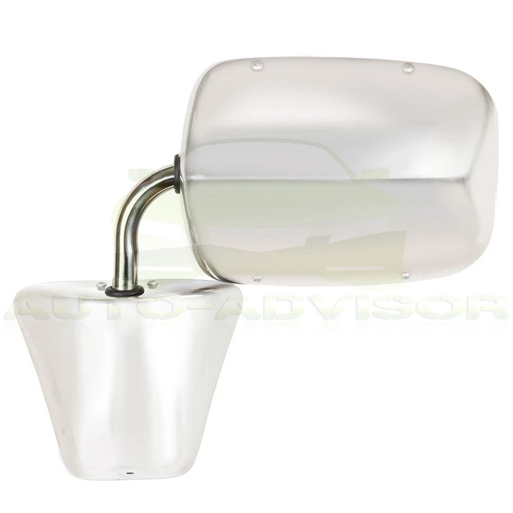 Set of 1 Chrome Manual Mirror for Chevy Suburban Tahoe GMC