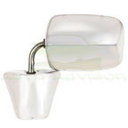 Set of 1 Chrome Manual Mirror for Chevy Suburban Tahoe GMC