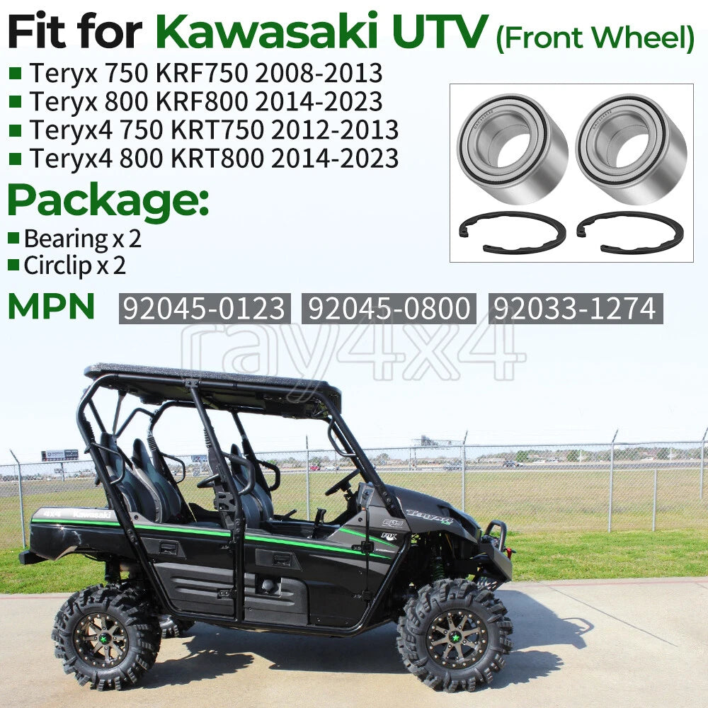 Front Wheel Bearing Circlip for Kawasaki Teryx 750 800 Teryx4 750 800 (2008–2018) 92045-0123