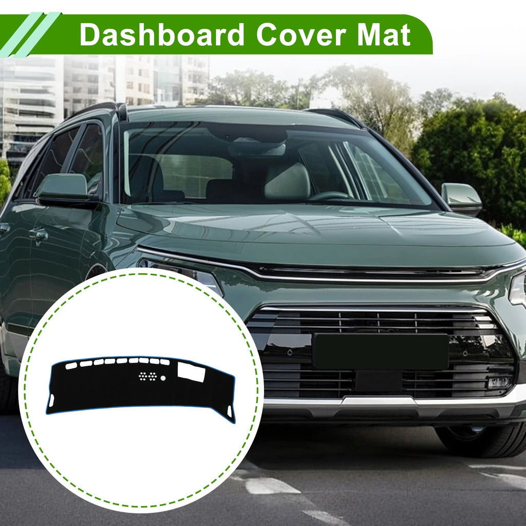 Dashboard Cover for Kia Niro (EV/PHEV/HEV) (2023–2025) Polyester Black Blue 1Pc