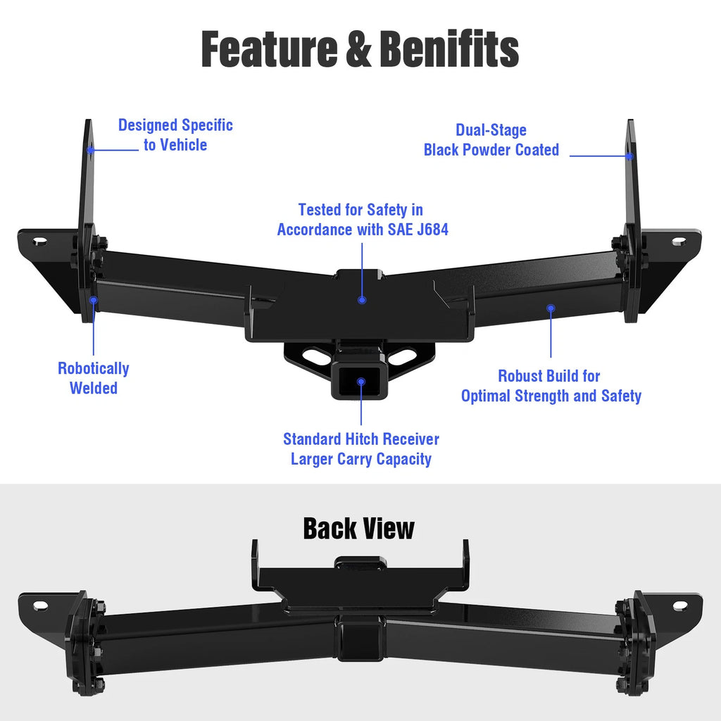 Trailer Hitch Receiver for Ford F-150, Lincoln Mark LT (2006-2008)