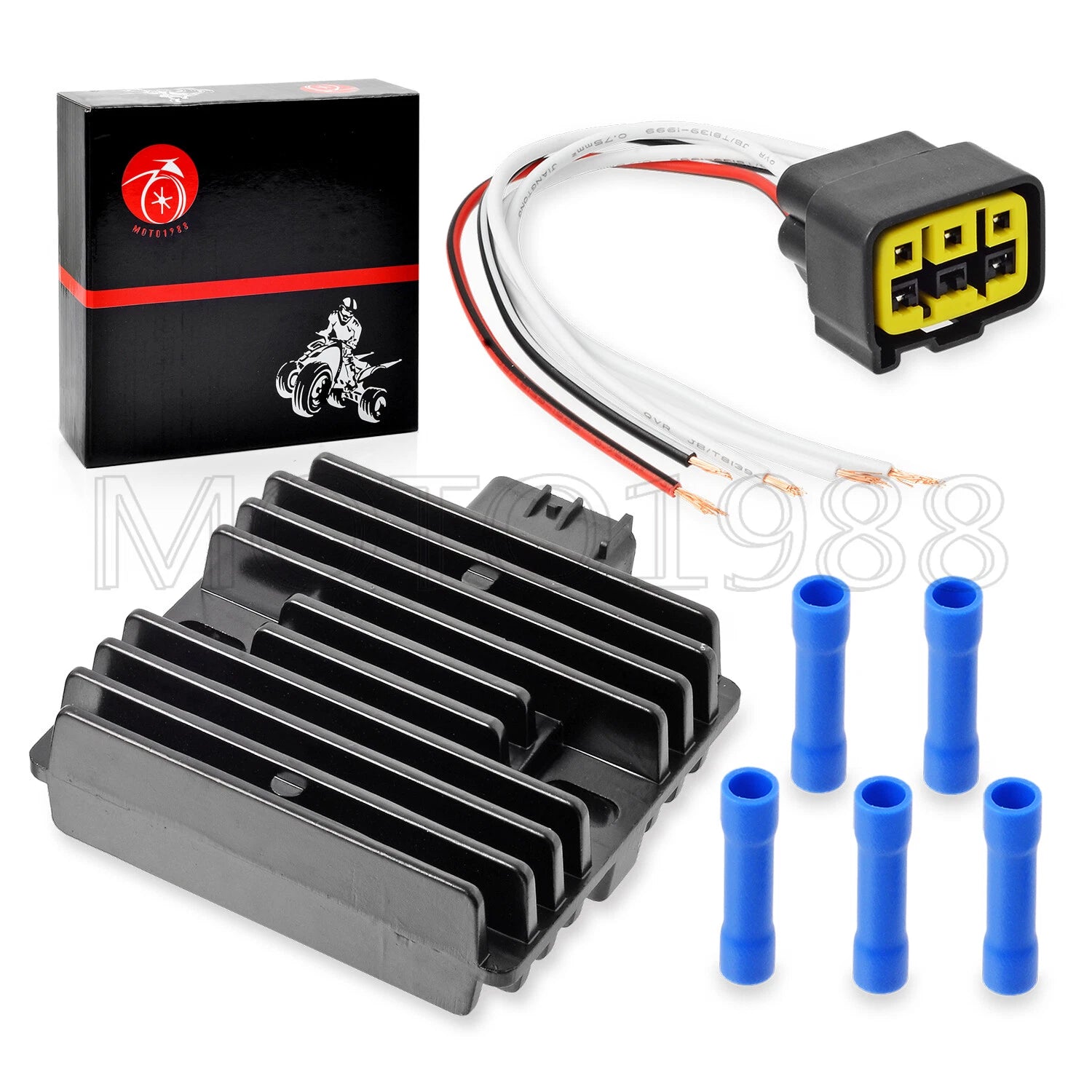 Rectifier & Plug Kit for Yamaha V-Star 650 1100 (1999–2009)