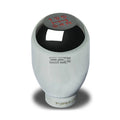 NRG Racing Type-R Style Weighted 5-Speed Gear Shifter Shift Knob Chrome/Red