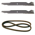 Notched Blades and Belt Kit for Huskee 46" Deck (Replaces Aramid)