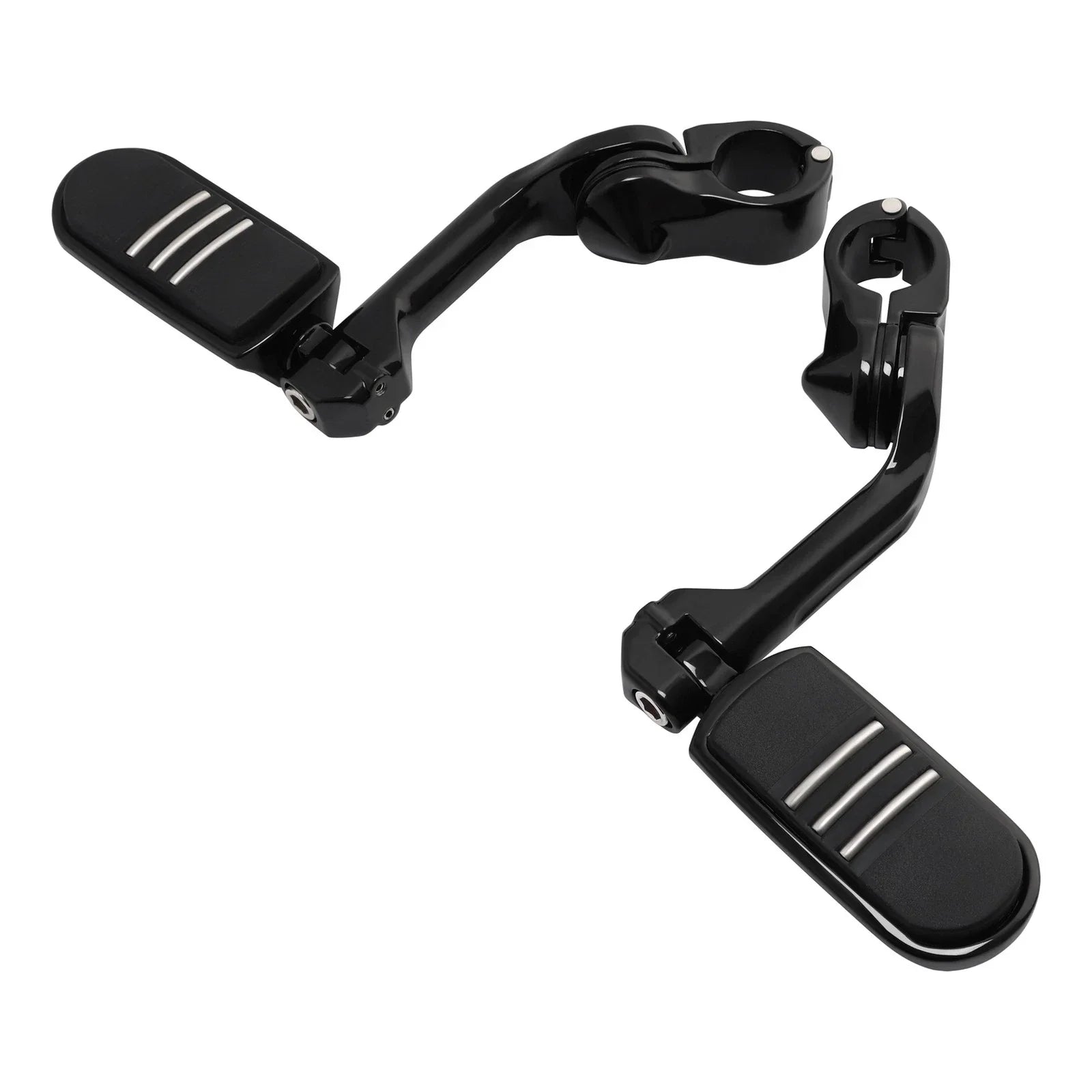 1-1/4 32mm Long Angled Highway Foot Pegs for Harley Road Street Electra Glide