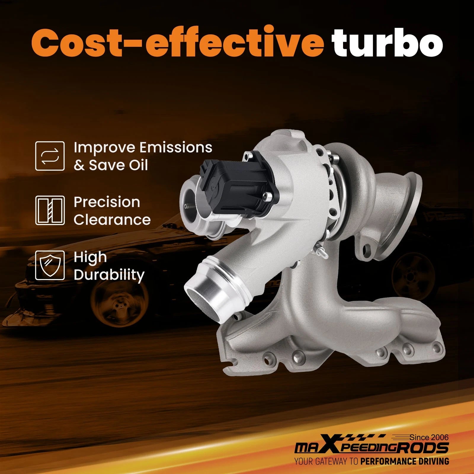 Turbocharger for BMW 1.6L 118I 116I 316i F20 F30 F31 (2012–2019) 11627643719