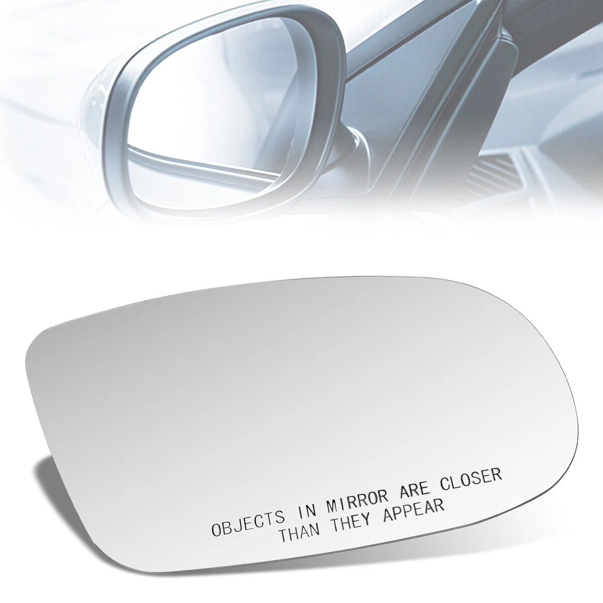 Side Door Mirror Glass for Chevrolet Caprice Fleetwood (1995–1996) Convex Lens