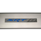 Stainless Door Badge Replacement with SRT 8 Yellow Inlay for Dodge Challenger (2009–2014)