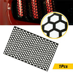Tail Light Cover Sticker for Car (Honeycomb, Black)
