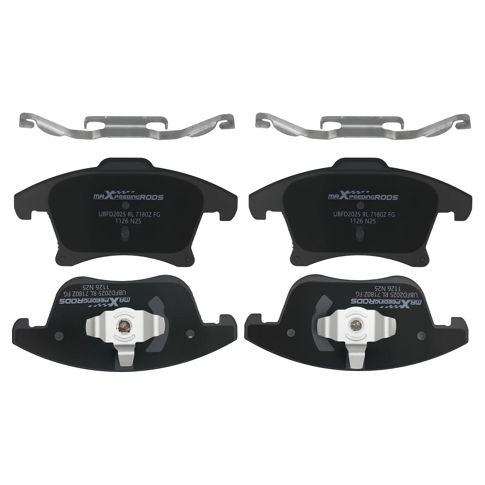 4X Front Ceramic Brake Pads Set for Ford Fusion Lincoln MKZ (2013–2020) D1653