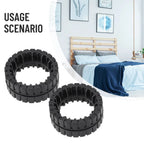 Set of 4 Tires Accessories for Replacement Wheel (6110, 6012)
