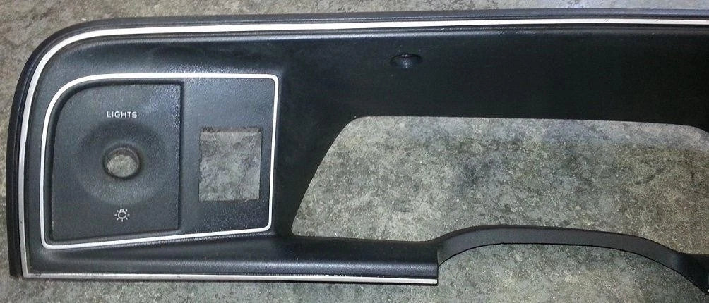 Chrome Instrument Cluster Finishing Panel Bezel for Cougar (1989–1991)