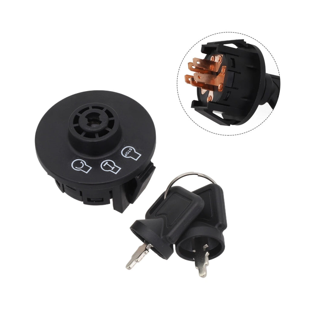 Ignition Switch for ExMark Lawn Mowers (3 Position, with Keys)