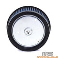 Blue Air Filter Cleaner for Harley Electra Glide, Road Glide, Road King (2008-2015)