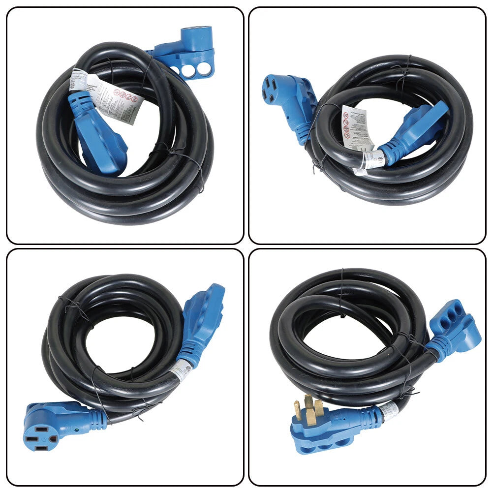 15 Feet 50 Amp RV Power Extension Cord with LED Indicator
