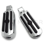Chrome Rubber Custom Footpegs for Honda Fury VT1300 Shadow Aero Phantom Spirit (2009–2019)
