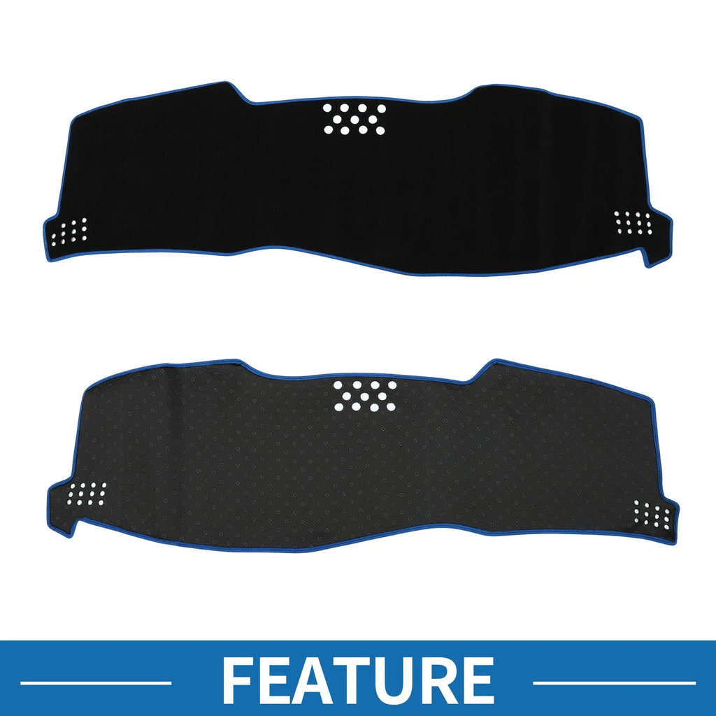 Dashboard Cover Mat for Toyota Avalon (2005–2010) Black Blue