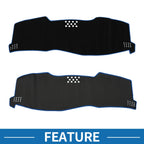 Dashboard Cover Mat for Toyota Avalon (2005–2010) Black Blue