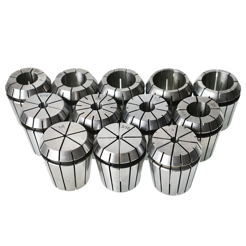 12Pcs ER40 Collet Set for Precision Chuck (1/8" - 1-1/8")