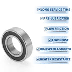Deep Groove Ball Bearing 6005VV for Scooter Skateboard (P0 25x47x12mm)