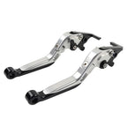 Silver Extendable Brake Clutch Levers for Daytona 675 Street Triple (2006-2018)