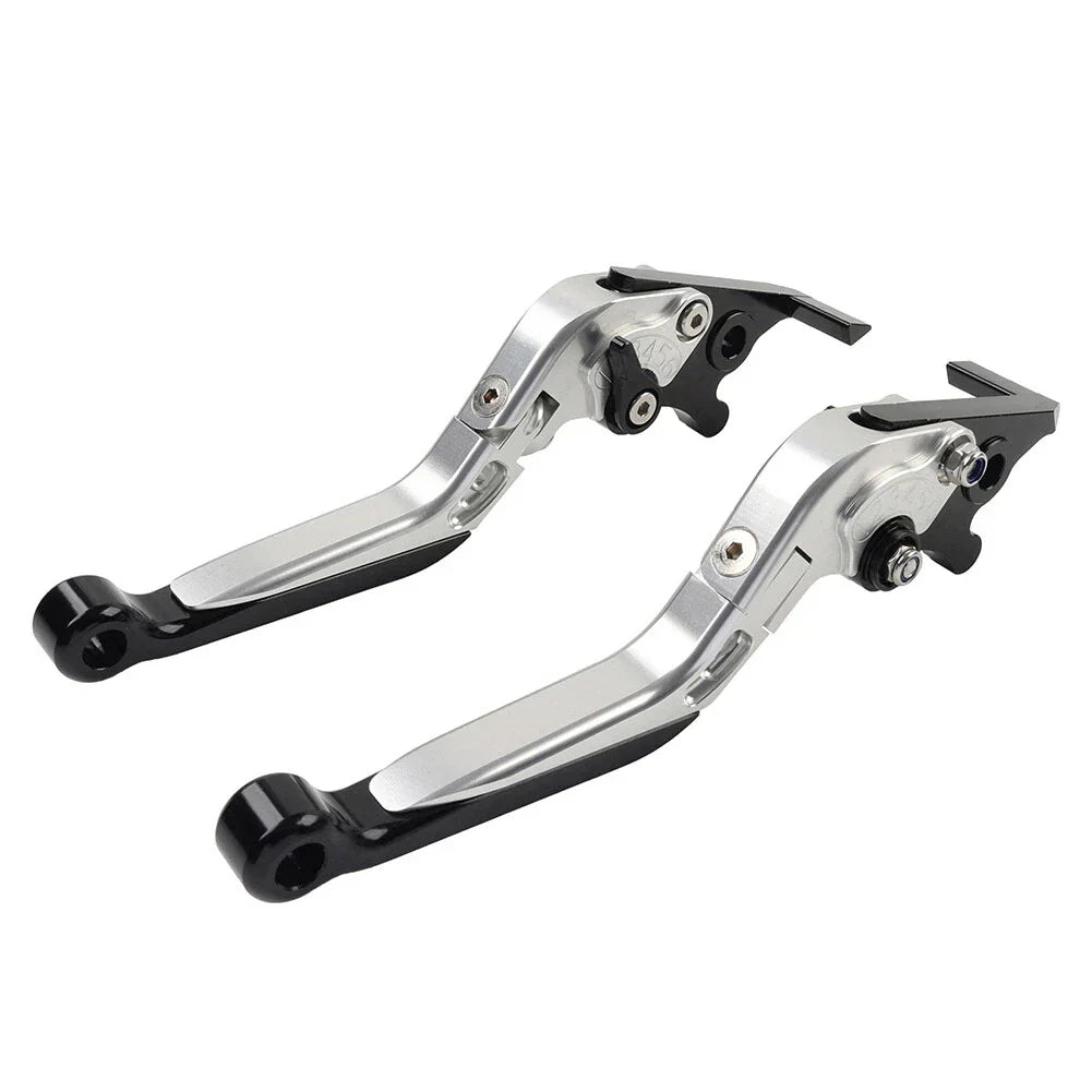 Silver Extendable Brake Clutch Levers for Daytona 675 Street Triple (2006-2018)