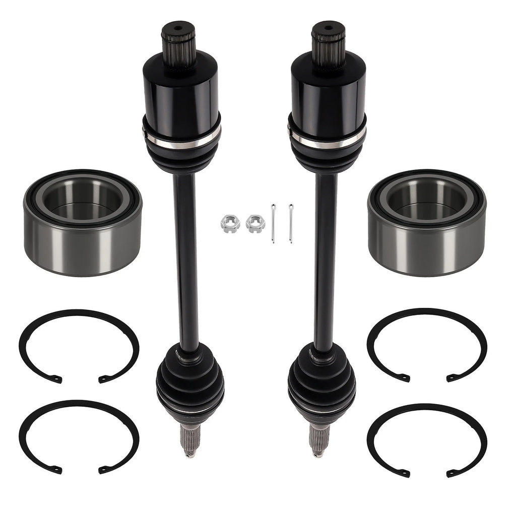 Set of 2 CV Joint Axles w/Bearing for Polaris Ranger XP 900 (2013–2017)