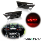 Set of 2 Smoke Lens Tail Lights for Polaris RZR 1000 XP Turbo (2014–2019)