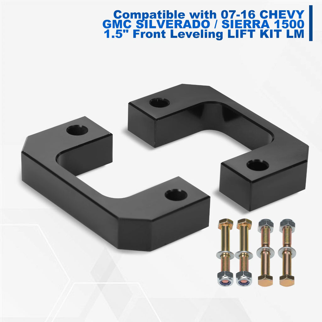 1.5" Leveling Lift Kit Spacer for Silverado Sierra 1500 (2007–2022)