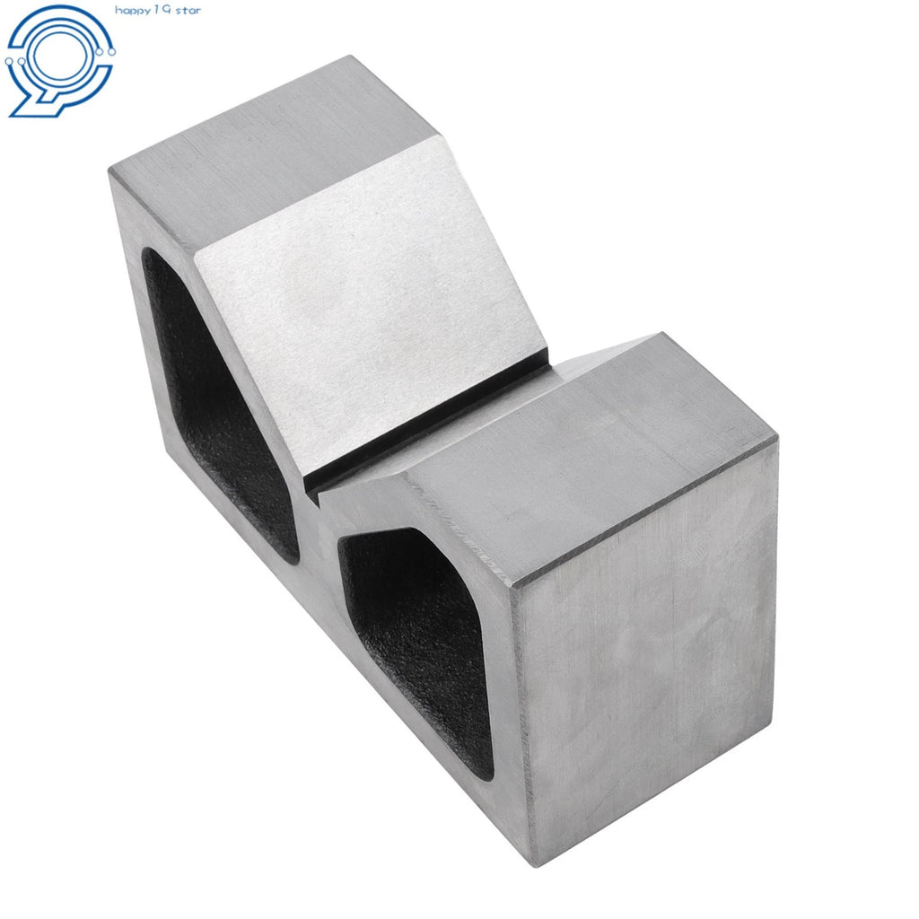 1 Pair Cast Iron V-Blocks for Precision Machining (0.0001 Accuracy)