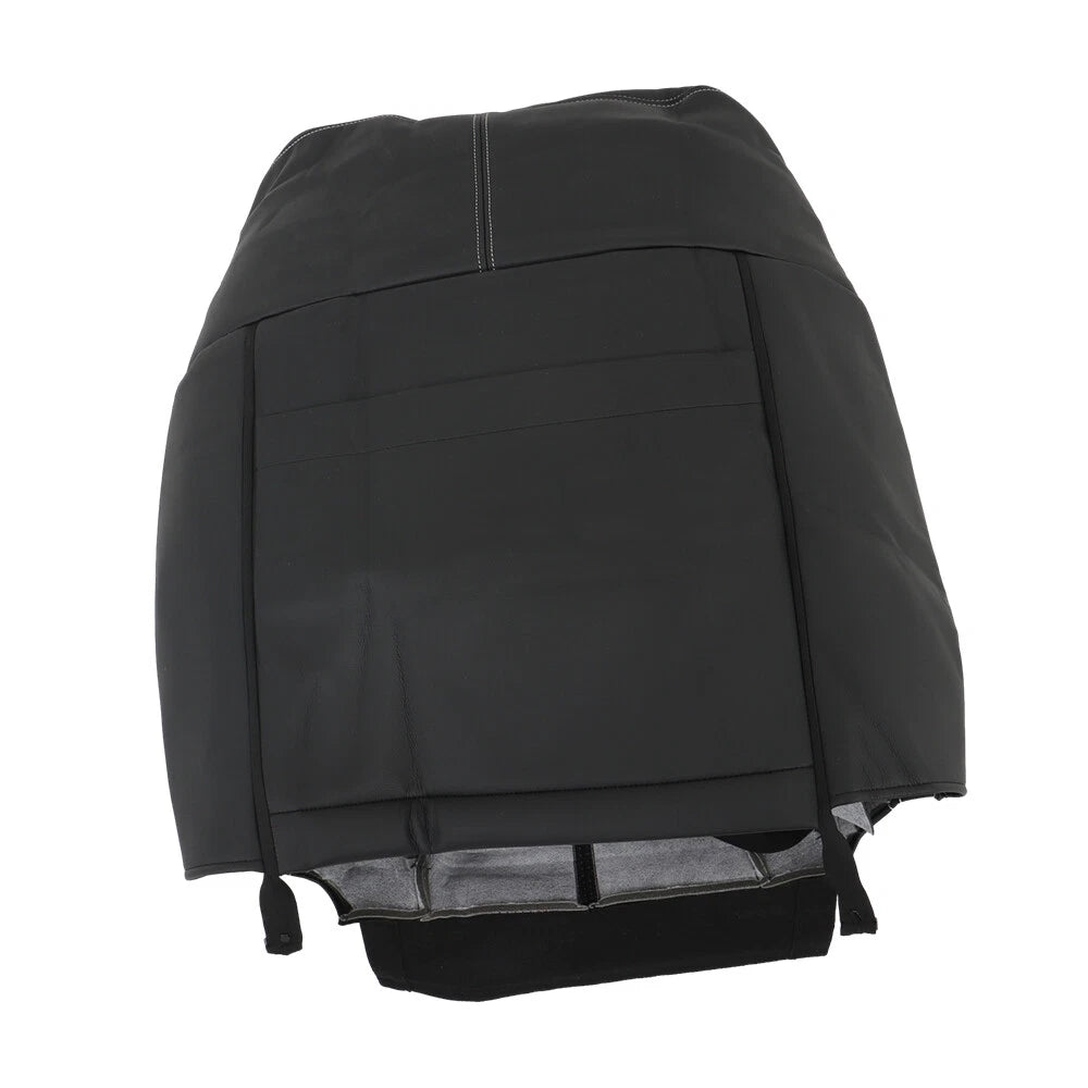 Set of 2 Black Leather Seat Covers for Ford F250 F350 Lariat (2011–2016)