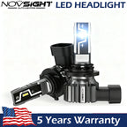 2X 9005 HB3 LED Headlight Bulbs Kit for High Low Beam (410000LM, 6500K)