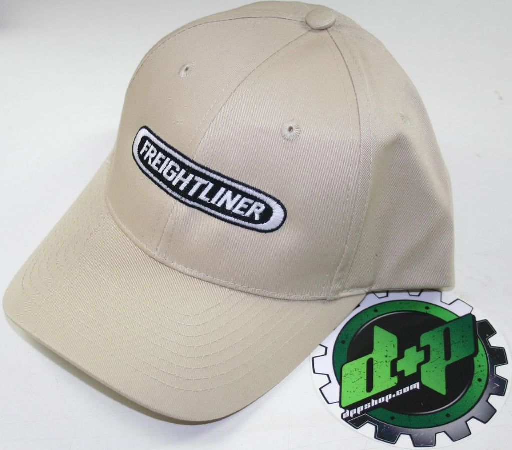 Freightliner Semi Truck Adjustable Hat Cap - Diesel Gear Tan