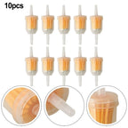 Set of 10 Inline Fuel Filters for Small Engine Lawn Garden Mower