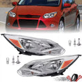 Set of 2 Headlights for Ford Focus (2012–2014)