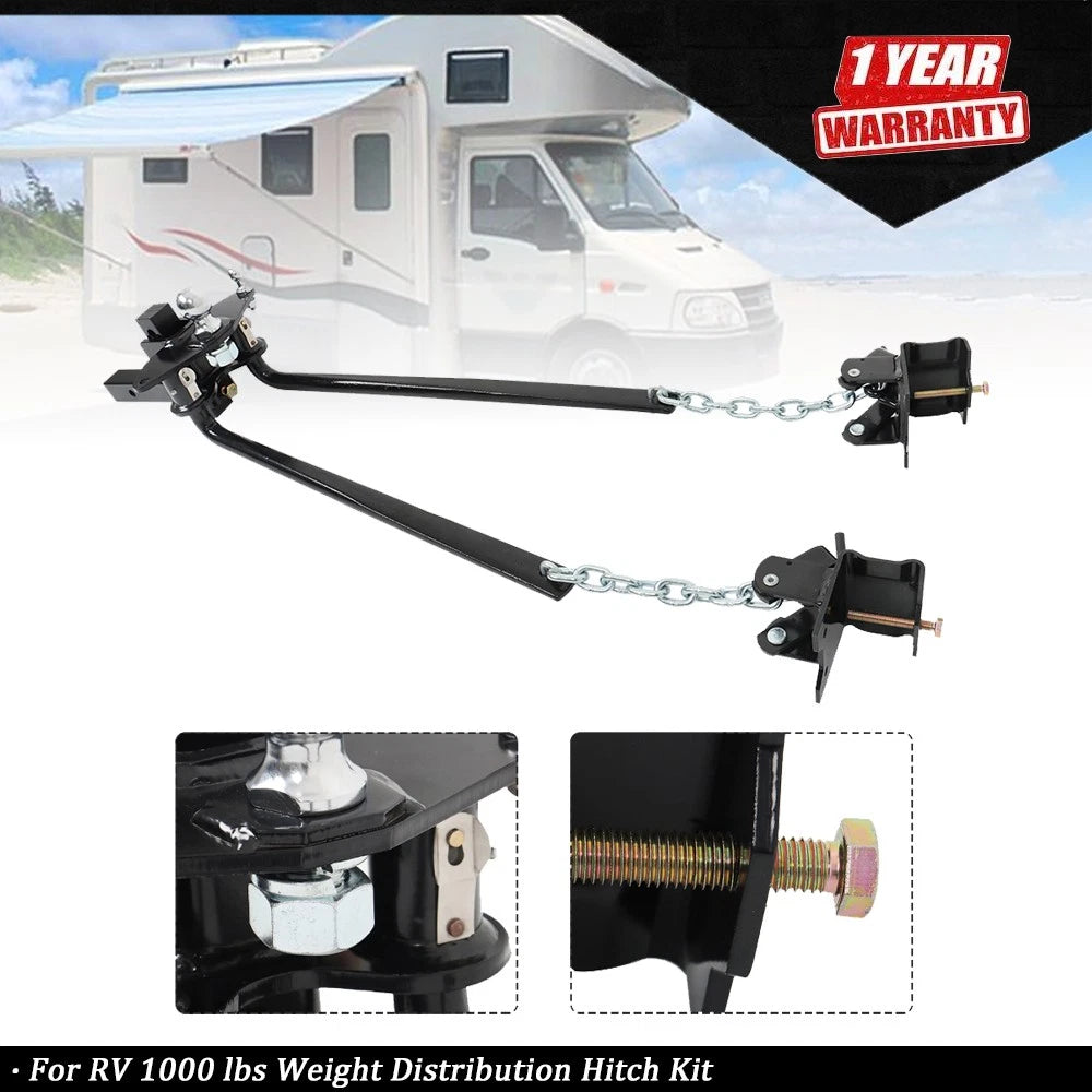 Weight Distribution Hitch with Sway Control for RV (1000lb)