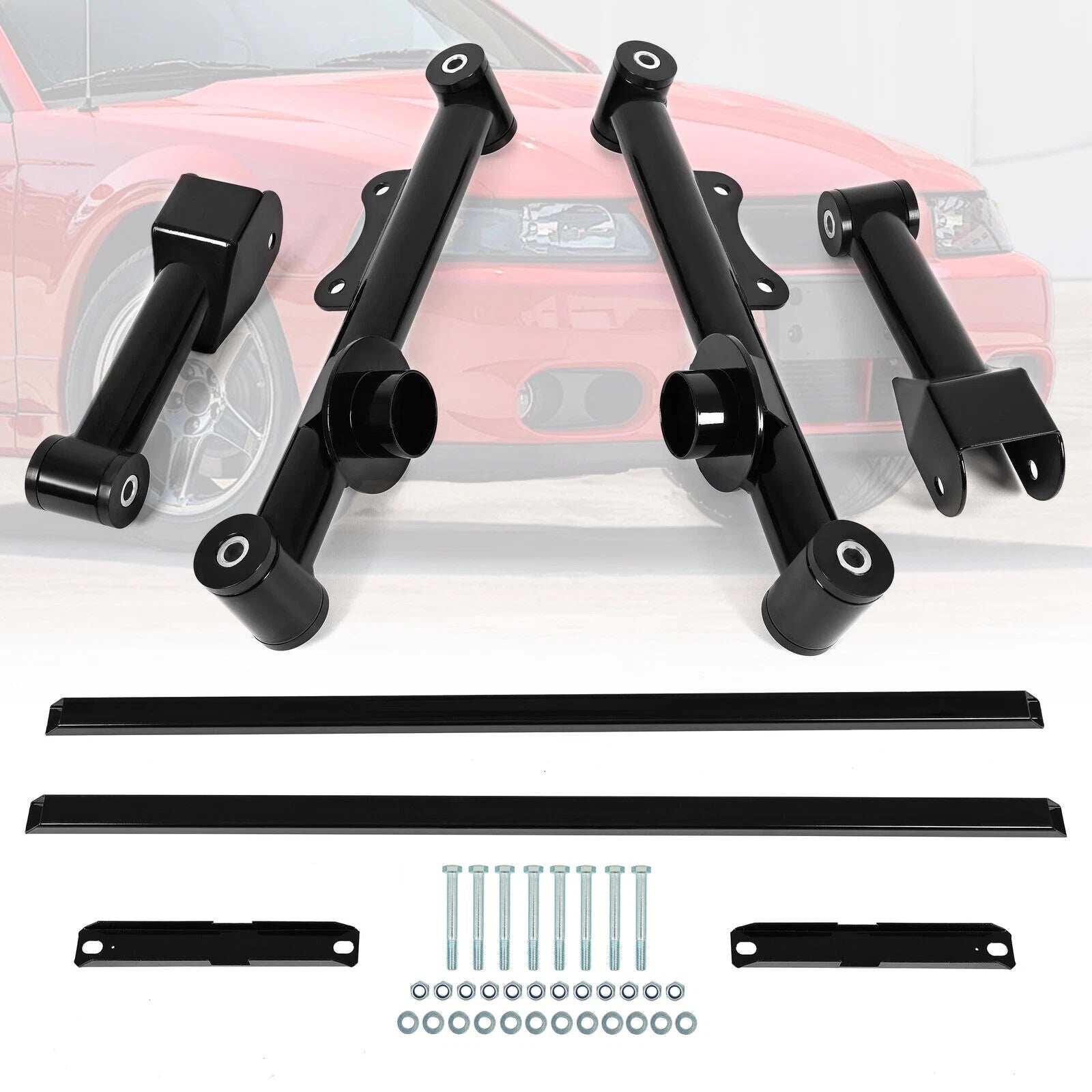 Upper & Lower Tubular Rear Control Arms for Mustang (1979–2004)