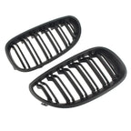 Matte Black Upper Bumper Grill Mesh Grille for BMW E60 E61 M5 2004-2009