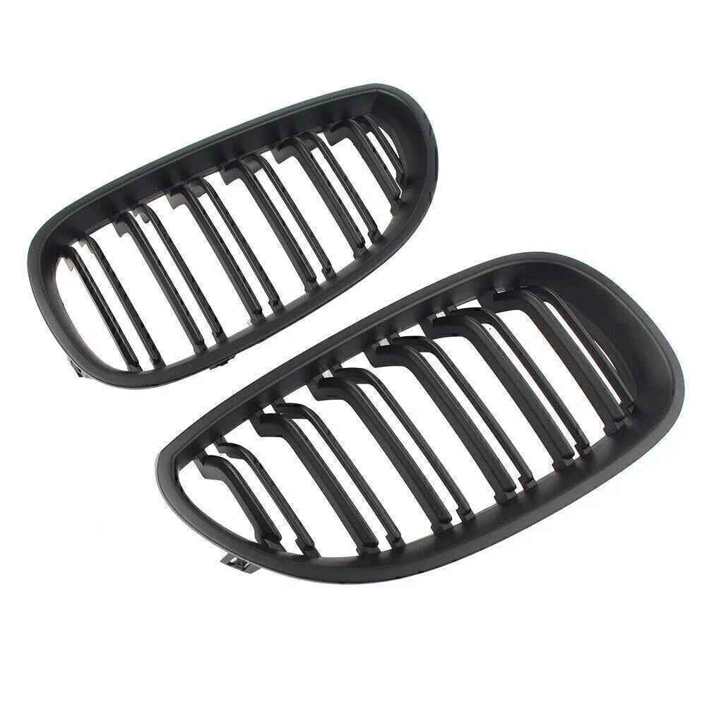 Matte Black Upper Bumper Grill Mesh Grille for BMW E60 E61 M5 2004-2009
