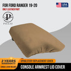 Fleece Console Lid Armrest Cover for Ford Ranger (2019–2020) Beige