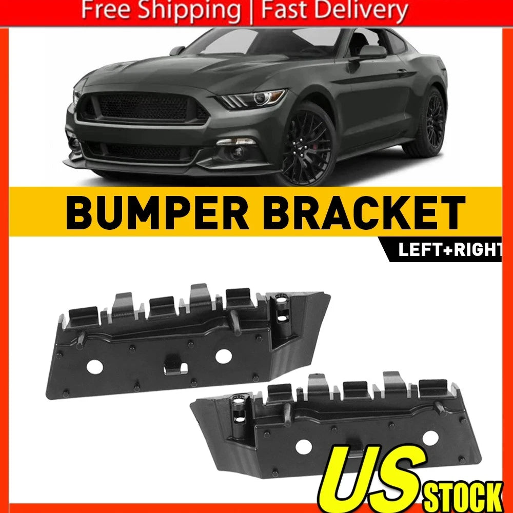Bumper Bracket Set for Ford Mustang (2015â2017) Steel Front Support